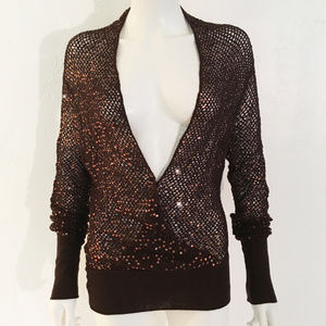 💸 SOLD💸 MaxAzria Crochet Mesh Sweater/Top